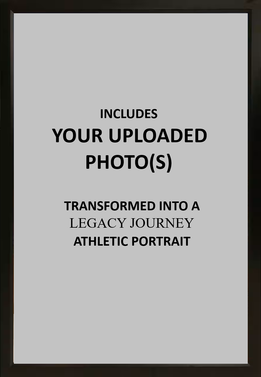 Custom Athletic Journey Portrait, Size: 24x36 inches