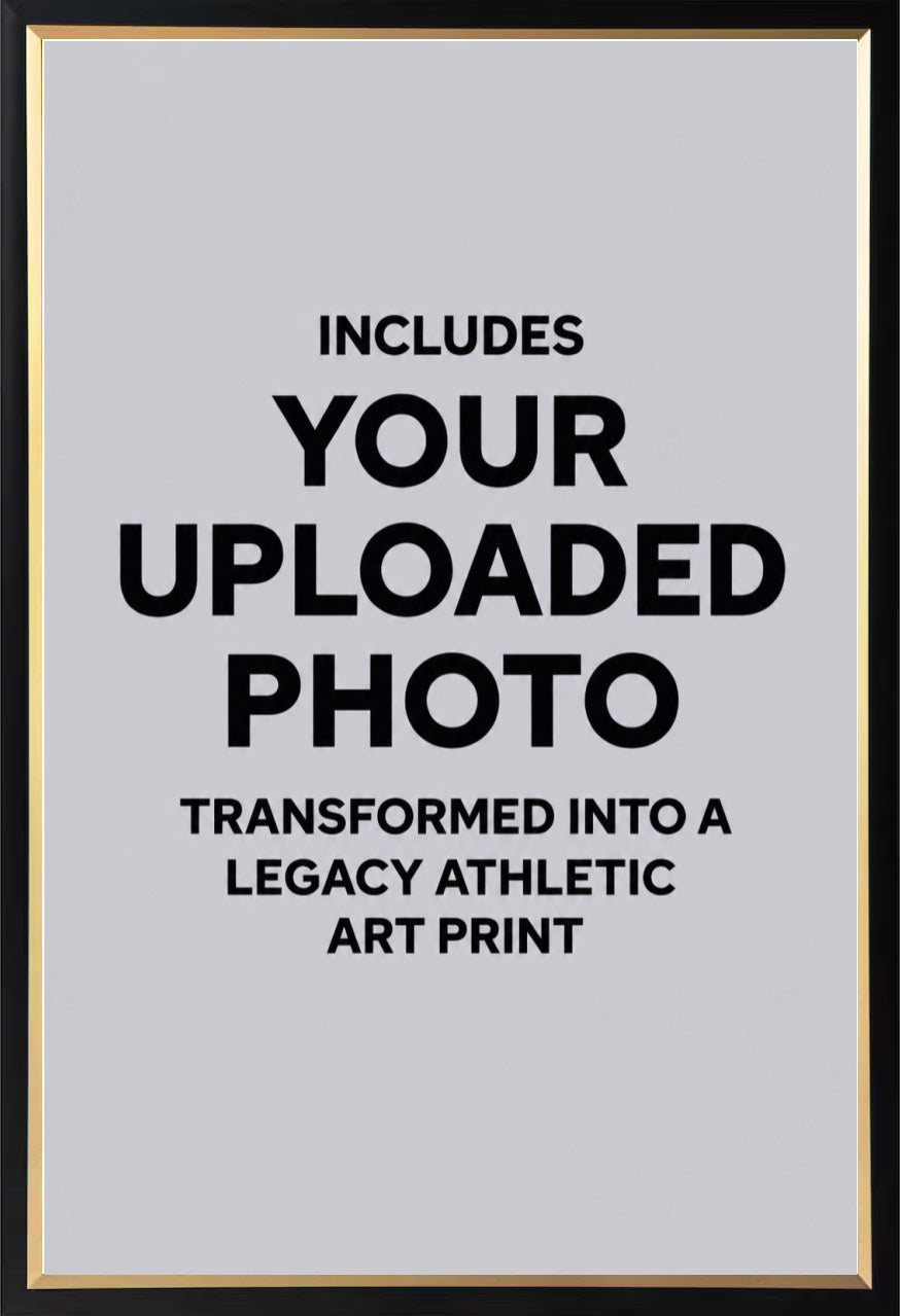 24x36 Legacy Athlete Sports Frame Black and Gold