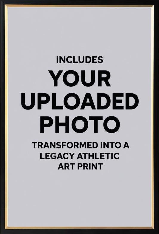 24x36 Legacy Athlete Sports Frame Black and Gold