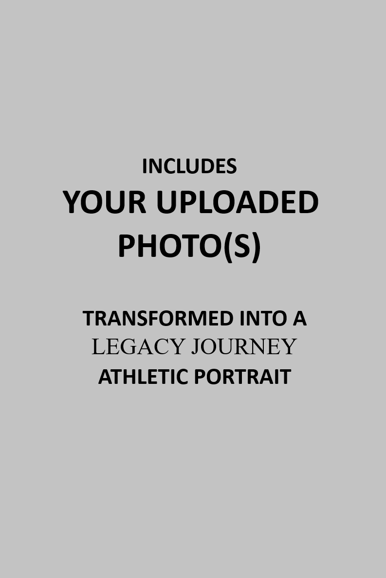 Custom Athletic Journey Portrait, Size: 24x36 inches